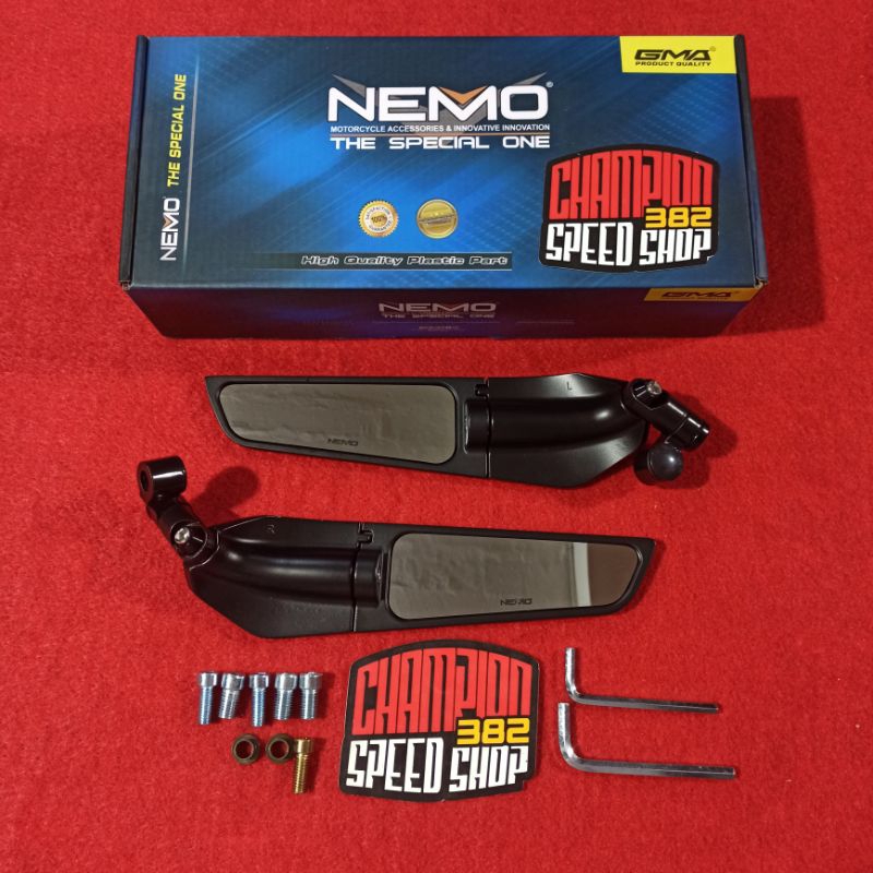 Jual Spion Winglet Kaca Besar NEMO New XMAX 250 Connected 2023 2024 UP