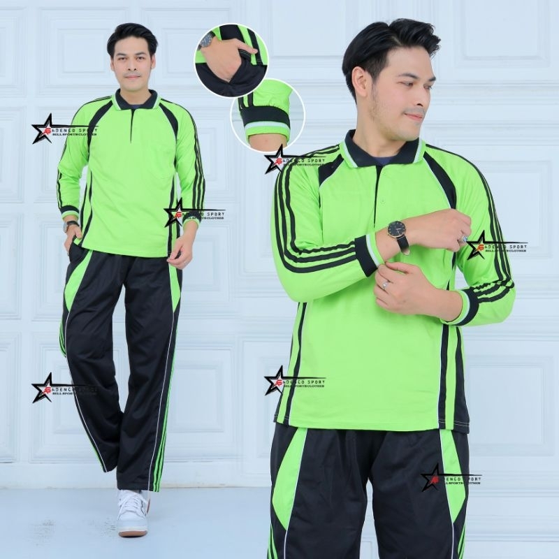 Jual Baju Olahraga 1 Set Training Senam Setelan Baju Olahraga Pria