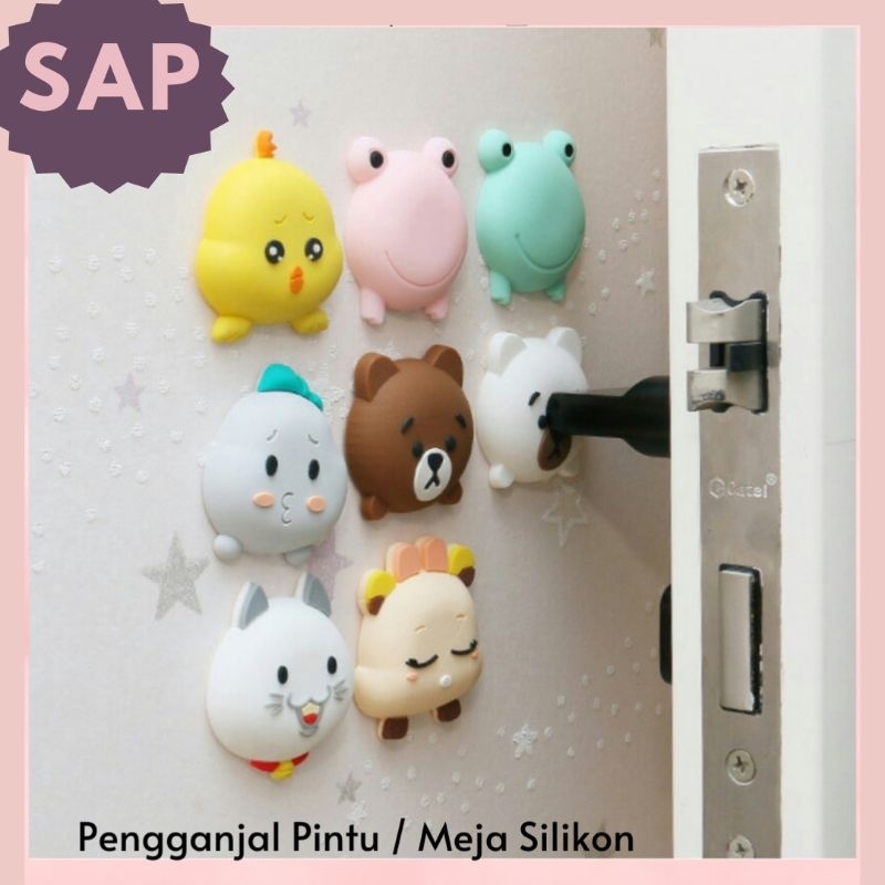 Jual STICKER BINTANG DAN BULAT PENAHAN PENGGANJAL PINTU STOPPER DOOR