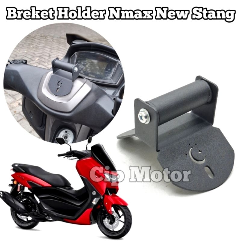 Jual Bracket Holder Hp Gps Nmax New Breket Dudukan Stang Shopee Indonesia