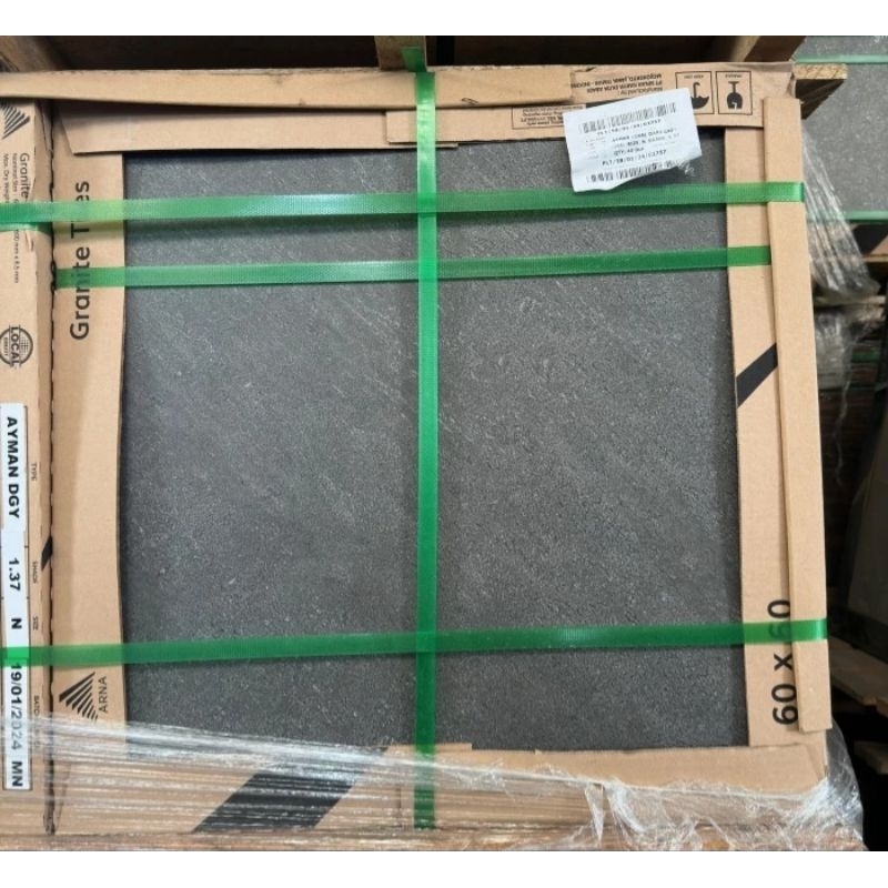 Jual Granite Tile X Kw Lokal Arna Ayman Dark Grey Shopee Indonesia