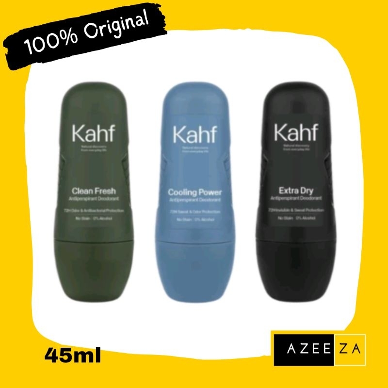 Jual Kahf Antiperspirant Deodorant Roll On 45 Ml Shopee Indonesia