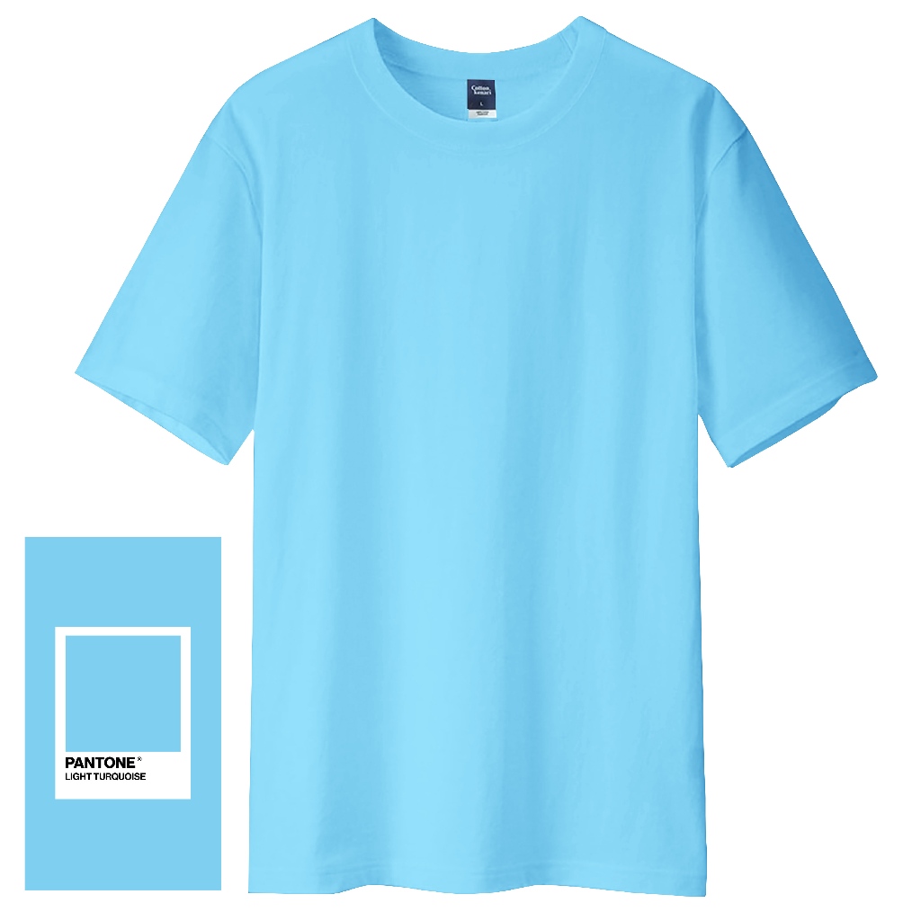 Jual Kaos Basic Aqua Sky Cotton Combed S Oeko Tex Kaos Polos