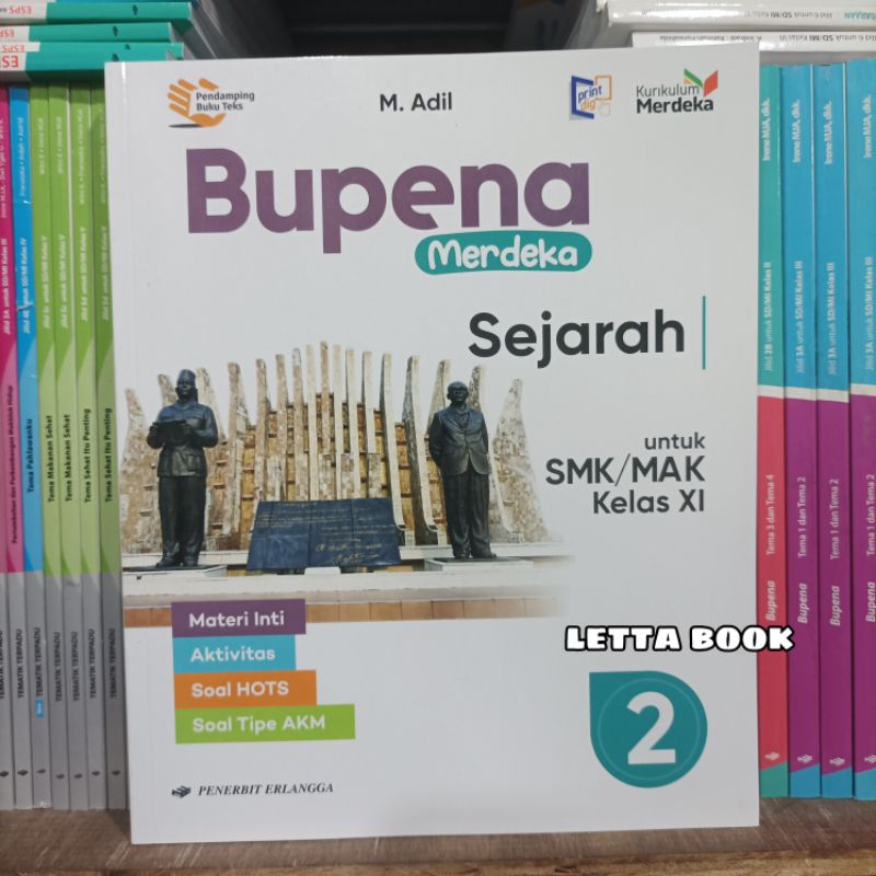 Jual Buku Bupena Merdeka Sejarah Kelas Smk Mak Kurikulum Merdeka