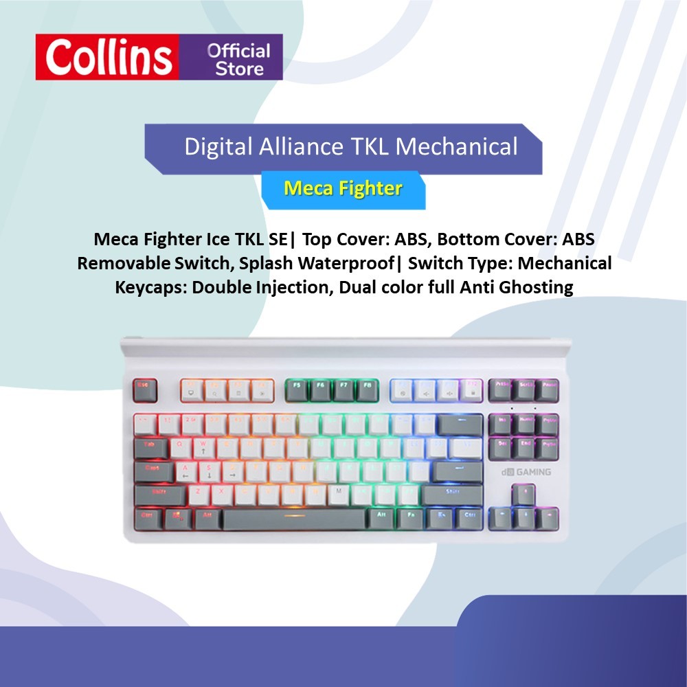 Jual Keyboard Gaming Digital Alliance TKL Mechanical SE Meca Fighter