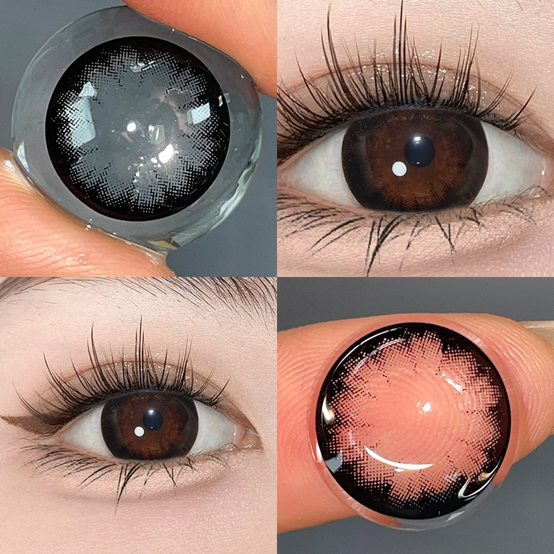 Jual COD MYSTICEYES SOFTLENS LA GIRL SERIES GREY COLOR CONTACT LENS