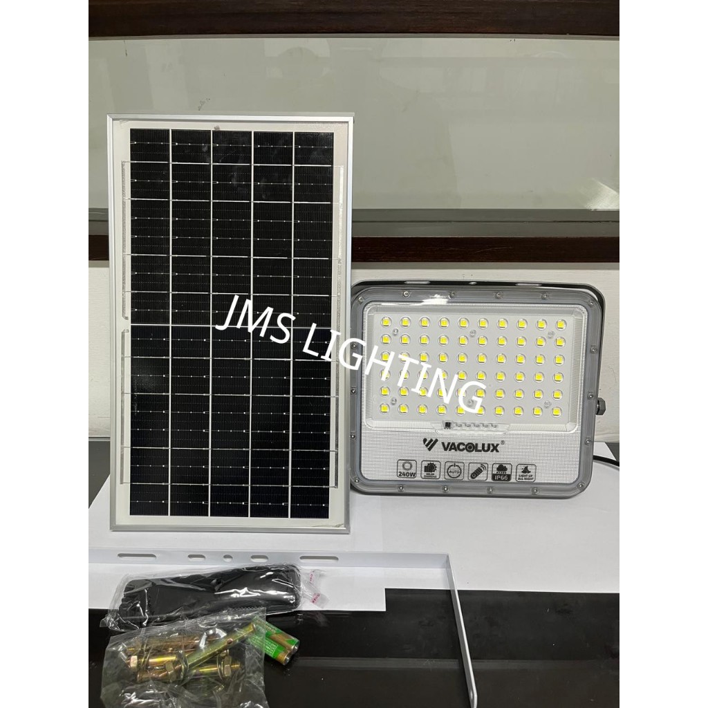 Jual LED SOROT 240W SOLAR CELL PANEL SURYA FLOODLIGHT Lampu Sorot Lampu