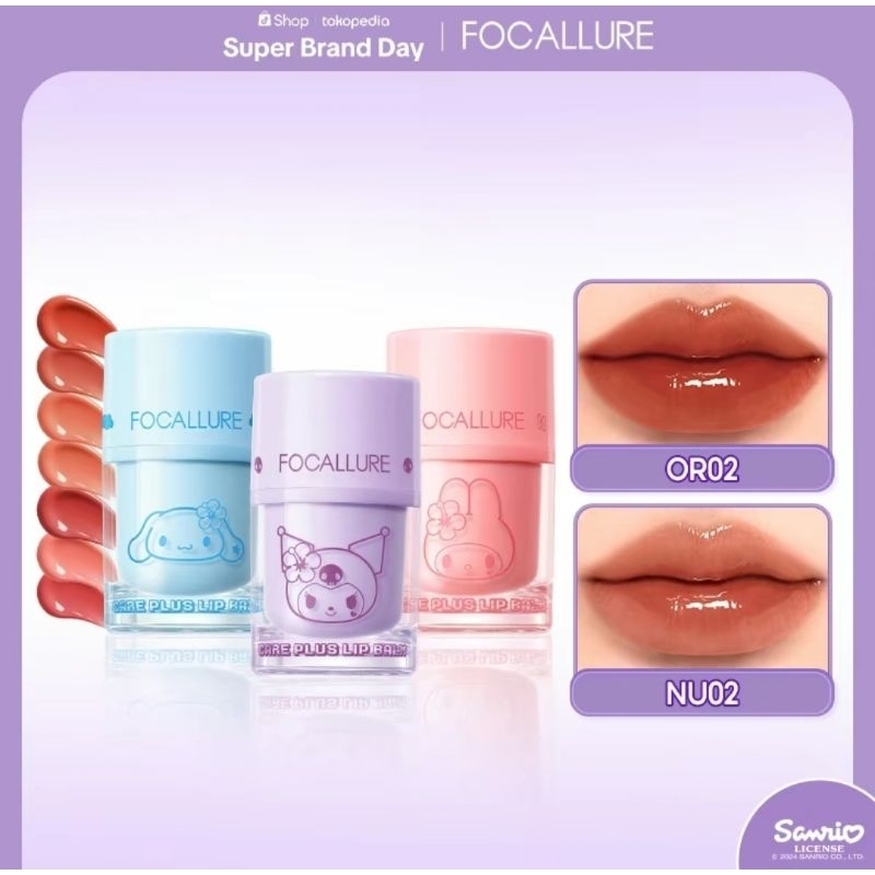 Jual FOCALLURE X Sanrio Callmebeauty Pro Plump Jelly Lip Balm Stick