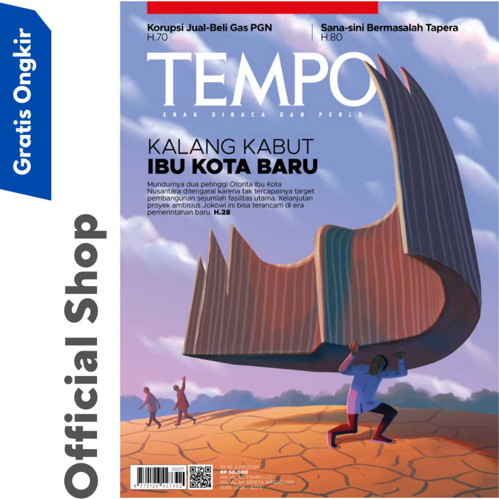 Jual Majalah Tempo Ed 5317 Kalang Kabut Ibu Kota Baru Tanggal 10 Juni