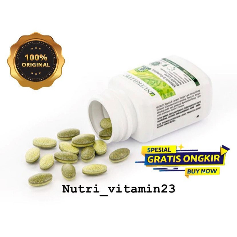 Jual Obat Kesehatan Nutrilite Vitamin B Complex Double Layer Original