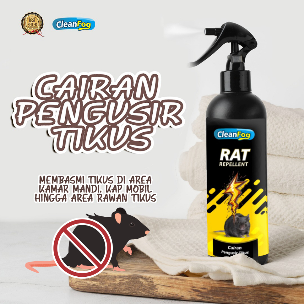 Jual Cleanfog Semprotan Pengusir Tikus Rat Repellent Spray Anti Tikus