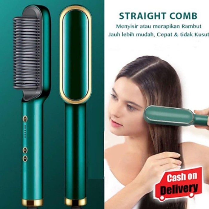 Jual DTG Catokan Sisir Pelurus Rambut Elektrik Hair Straightener