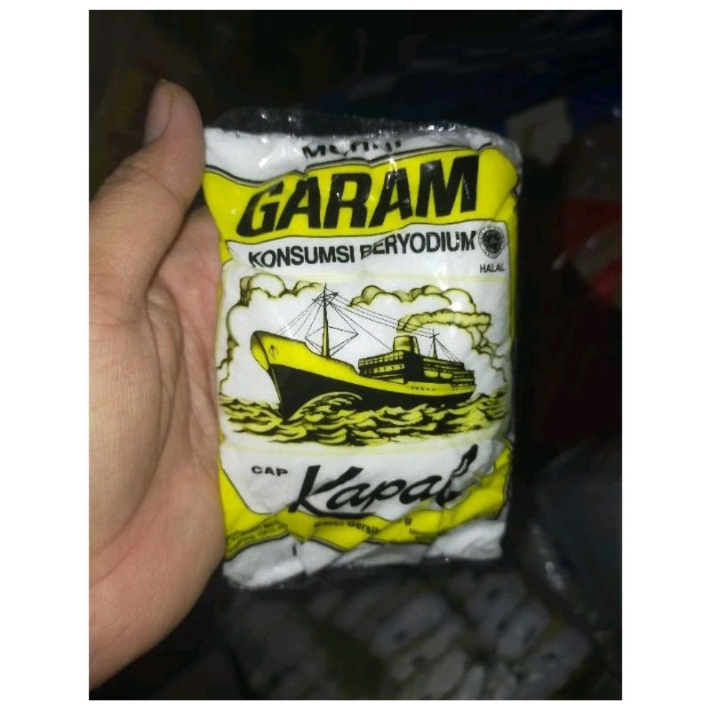 Jual Garam Beryodium Cap Kapal Kemasan 250 Gram Shopee Indonesia