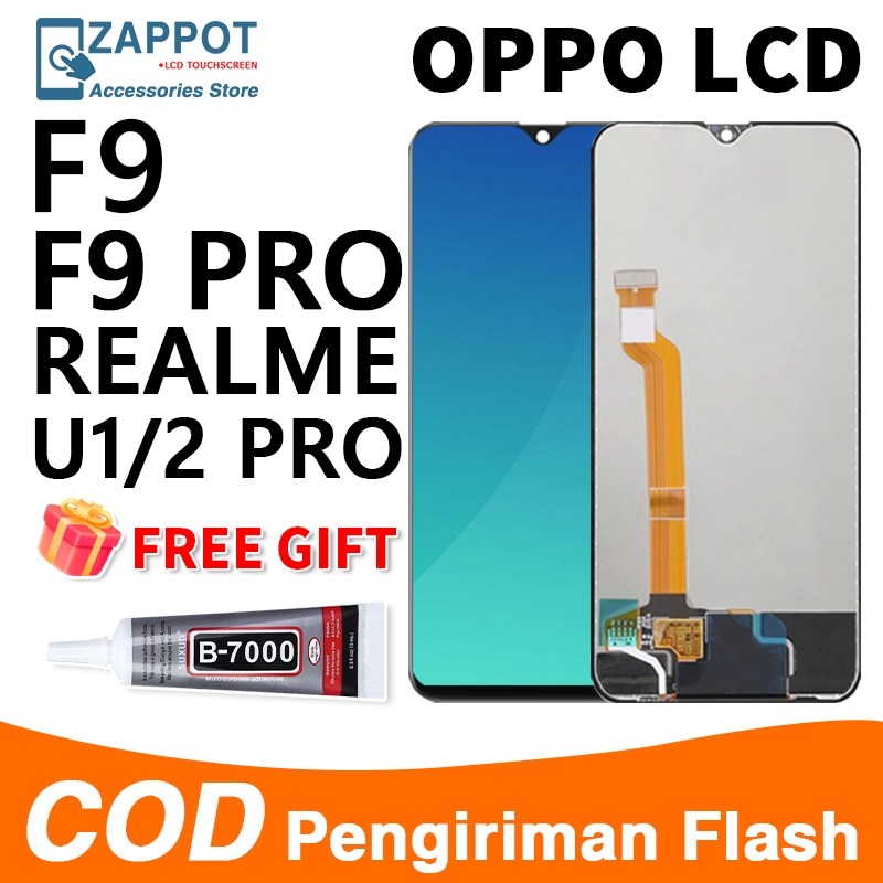 Jual ORI 100 LCD OPPO F9 F9pro REALME 2 Pro U1 F9 CPH1823 REALMEU1