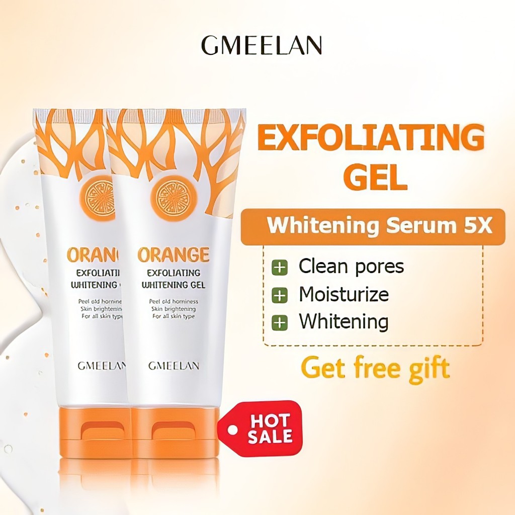 Jual Gmeelan Orange Exfoliating Gel For Face Whitening 50gr Facial Body