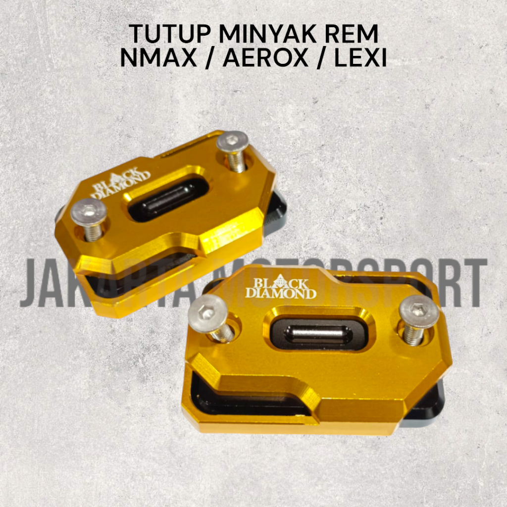 Jual Tutup Master Minyak Rem NMAX AEROX LEXI Full Alumunium CNC