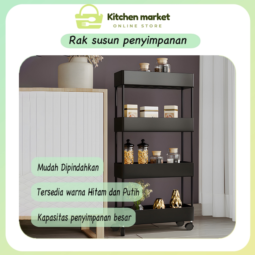 Jual Km Rak Susun Tingkat Serbaguna Stacking Shelves Rak Kamar