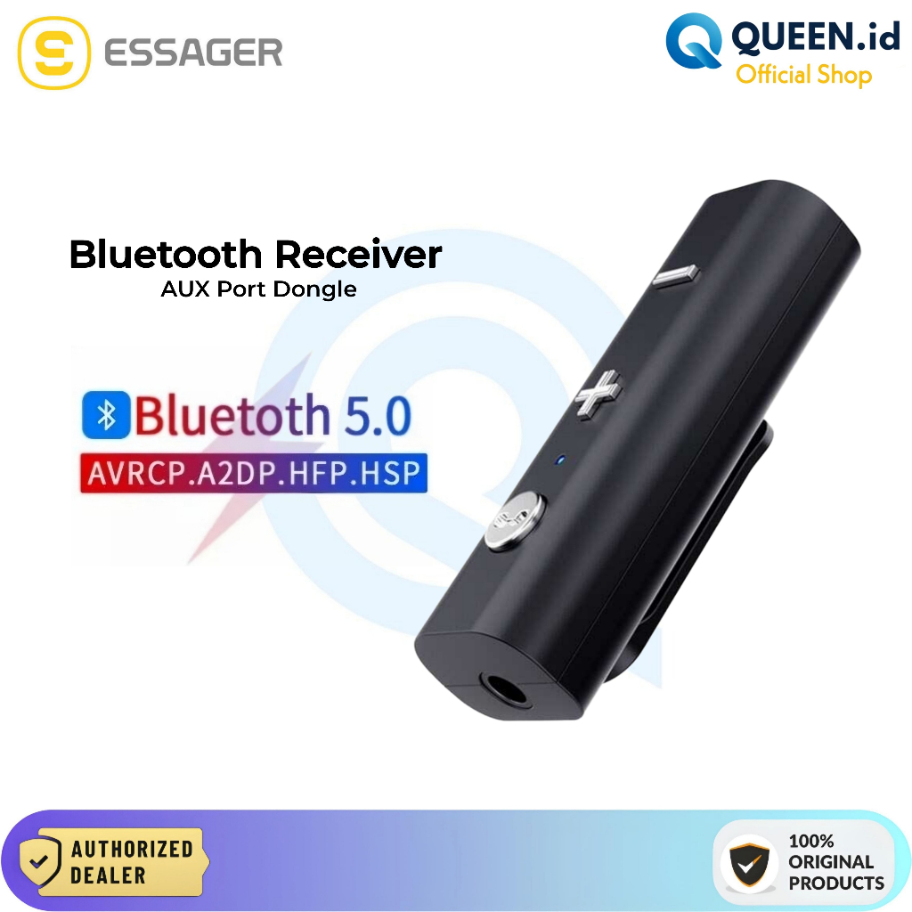 Jual Essager Wireless Bluetooth Receiver Audio Jack Mm Aux