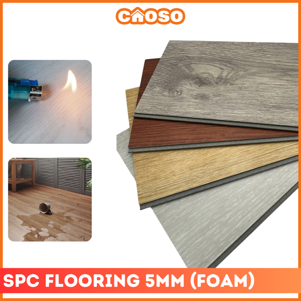 Jual Spc Lantai Kayu Mm Parket Parkit Parquet Klik Mm X Mm