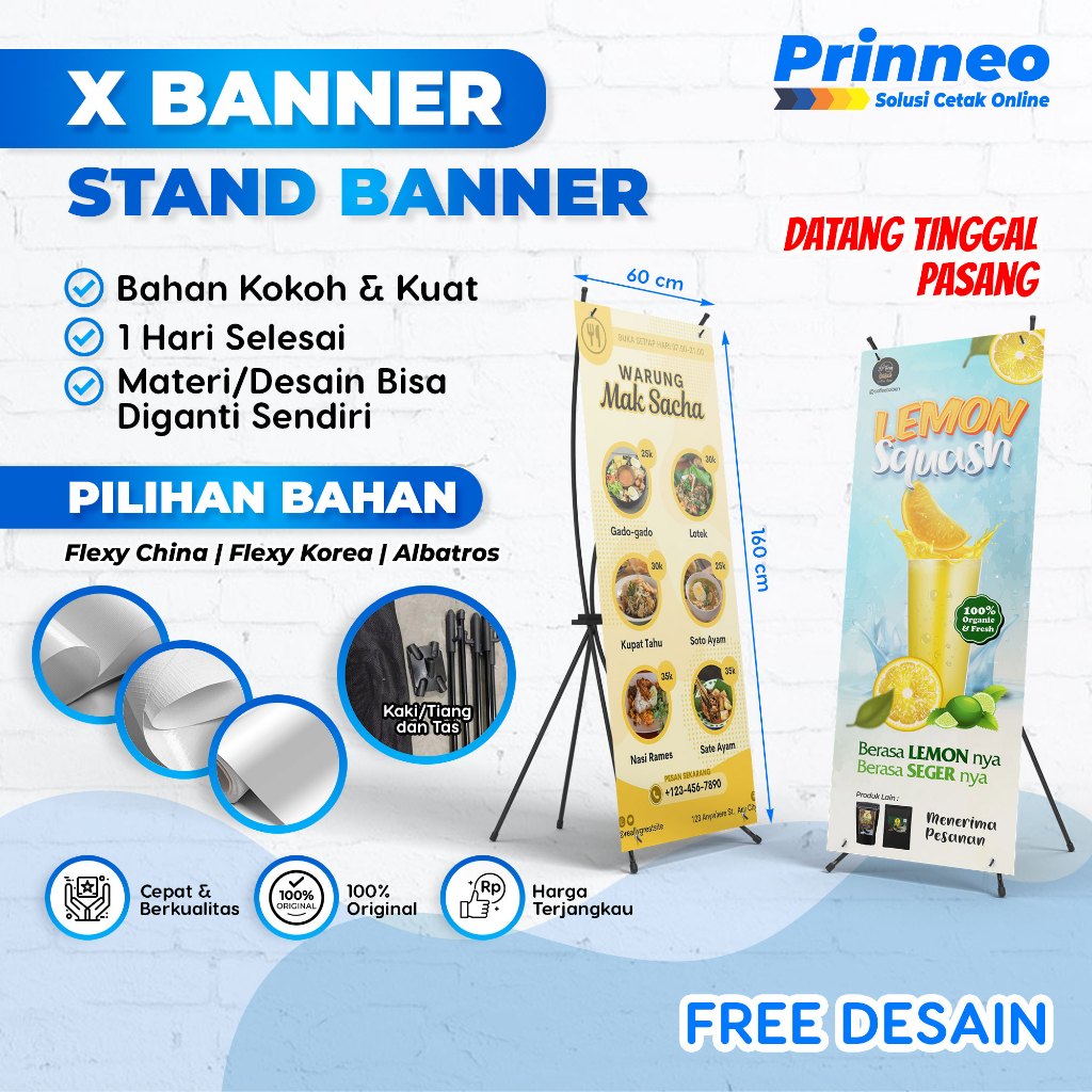 Jual Banner X Banner Banner Jualan Baner Spanduk Banner Standing X