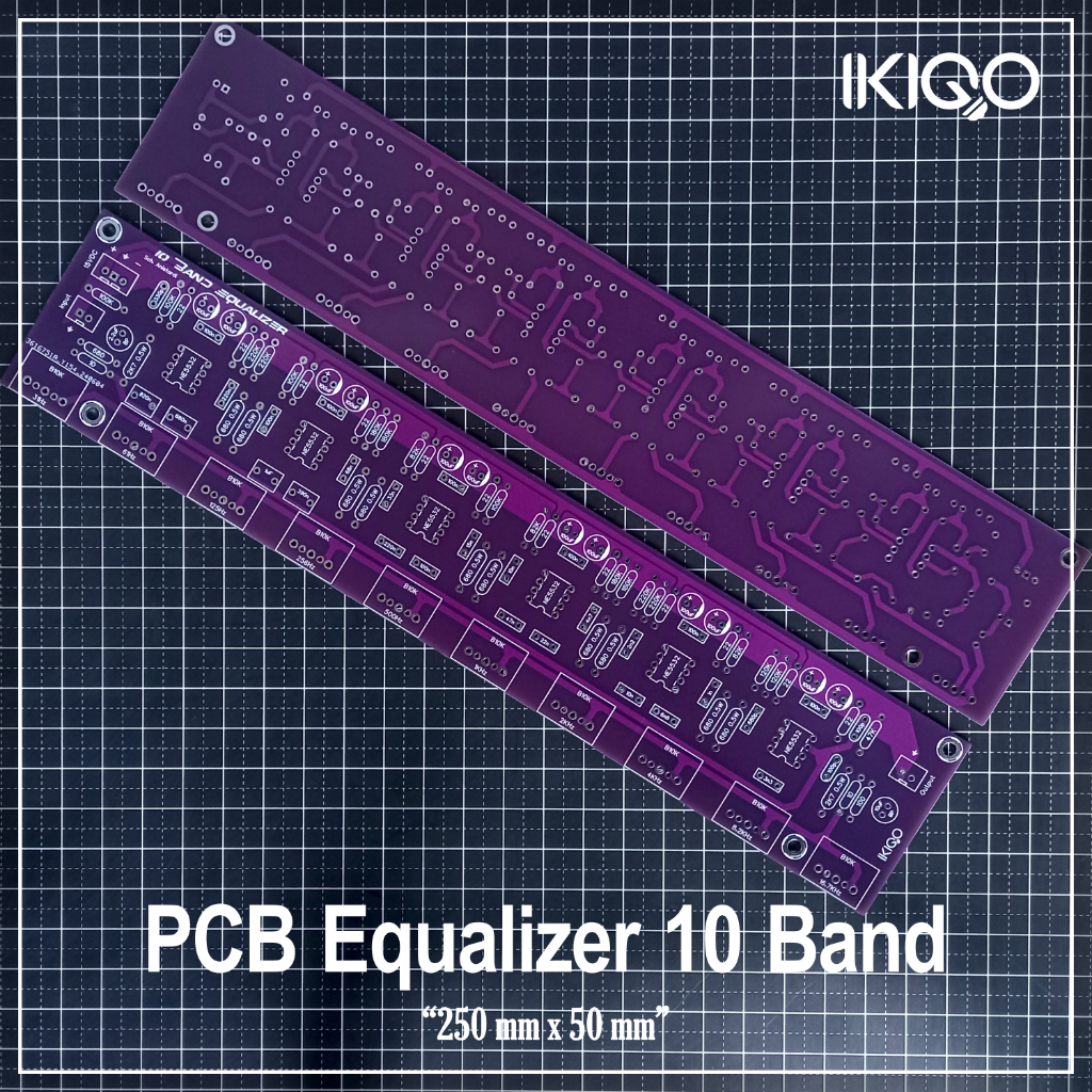 Jual PCB Equalizer Mono 10 Channel Double Layer Shopee Indonesia