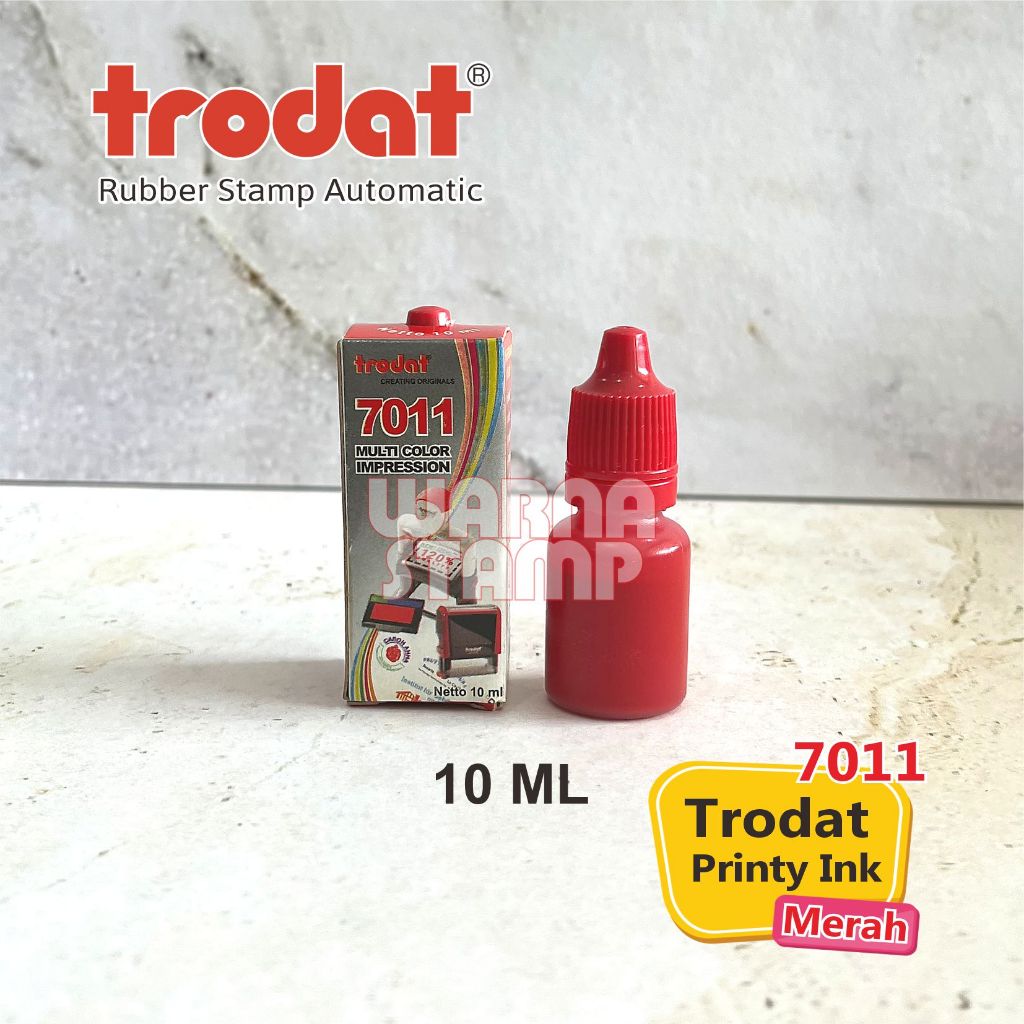 Jual Tinta Stempel Trodat Ukuran Ml Tinta Original Trodat