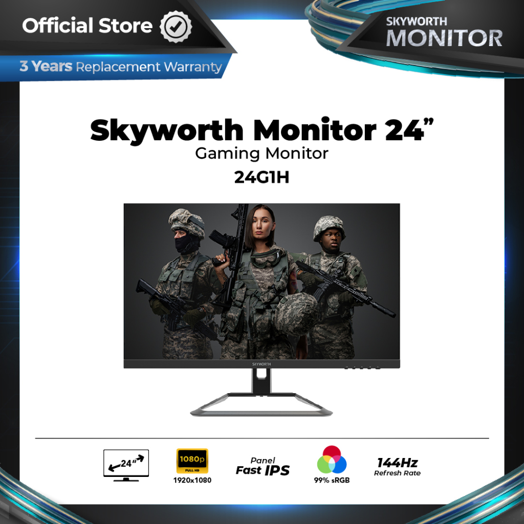 Jual Skyworth Monitor Gaming 24 Inch 144HZ 24G1H Shopee Indonesia