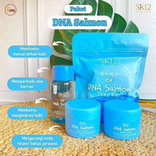 Jual PAKET SKINCARE SR12 DNA SALMON HILANGKAN FLEK DAN KERUT DI