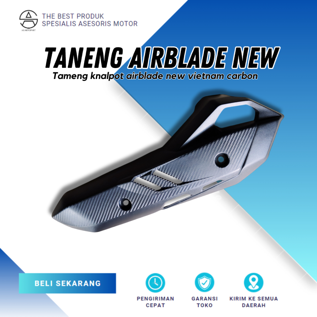 Jual Cover Knalpot Tameng Airblade New Gen Original Vietnam Tameng