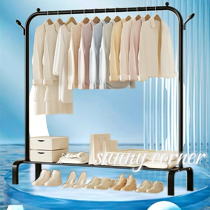 Jual Single Stand Hanger Gantungan Baju Besi Rak Gantungan Baju