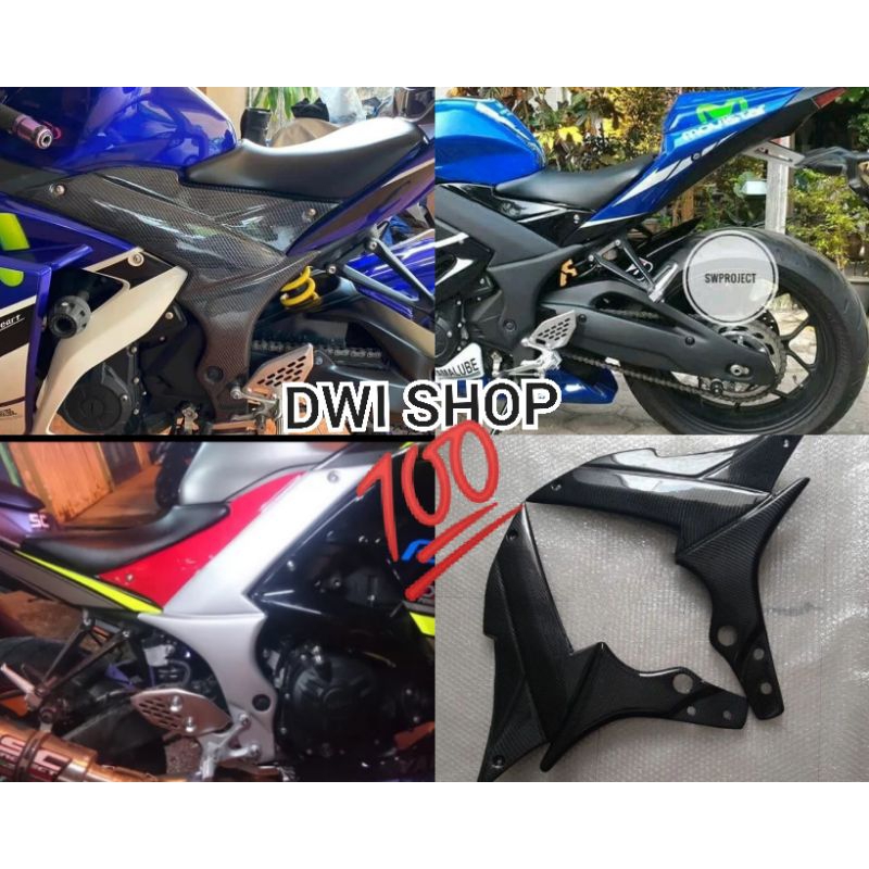 Jual Cover Rangka Deltabox Yamaha R V Carbon Wtp Shopee Indonesia