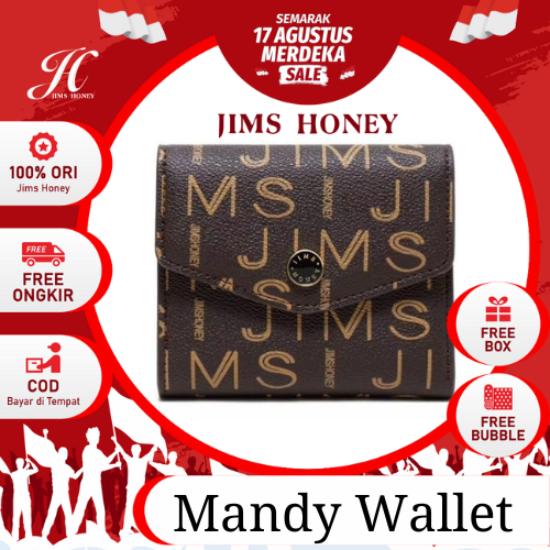 Jual MANDY Wallet JIMS HONEY Dompet Lipat Kecil Wanita Free Box