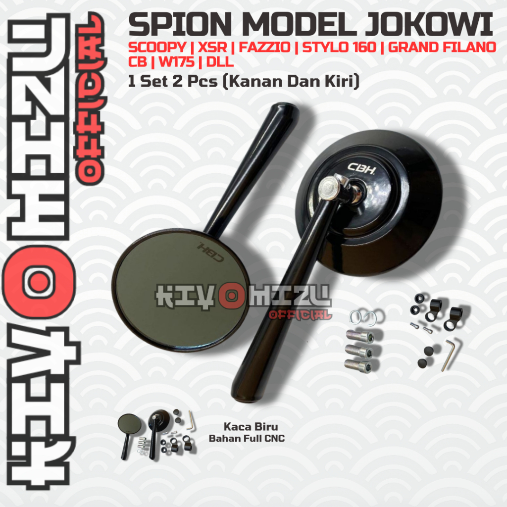 Jual Spion Retro Classic Jokowi Scoopy Xsr Fazzio W Grand Filano