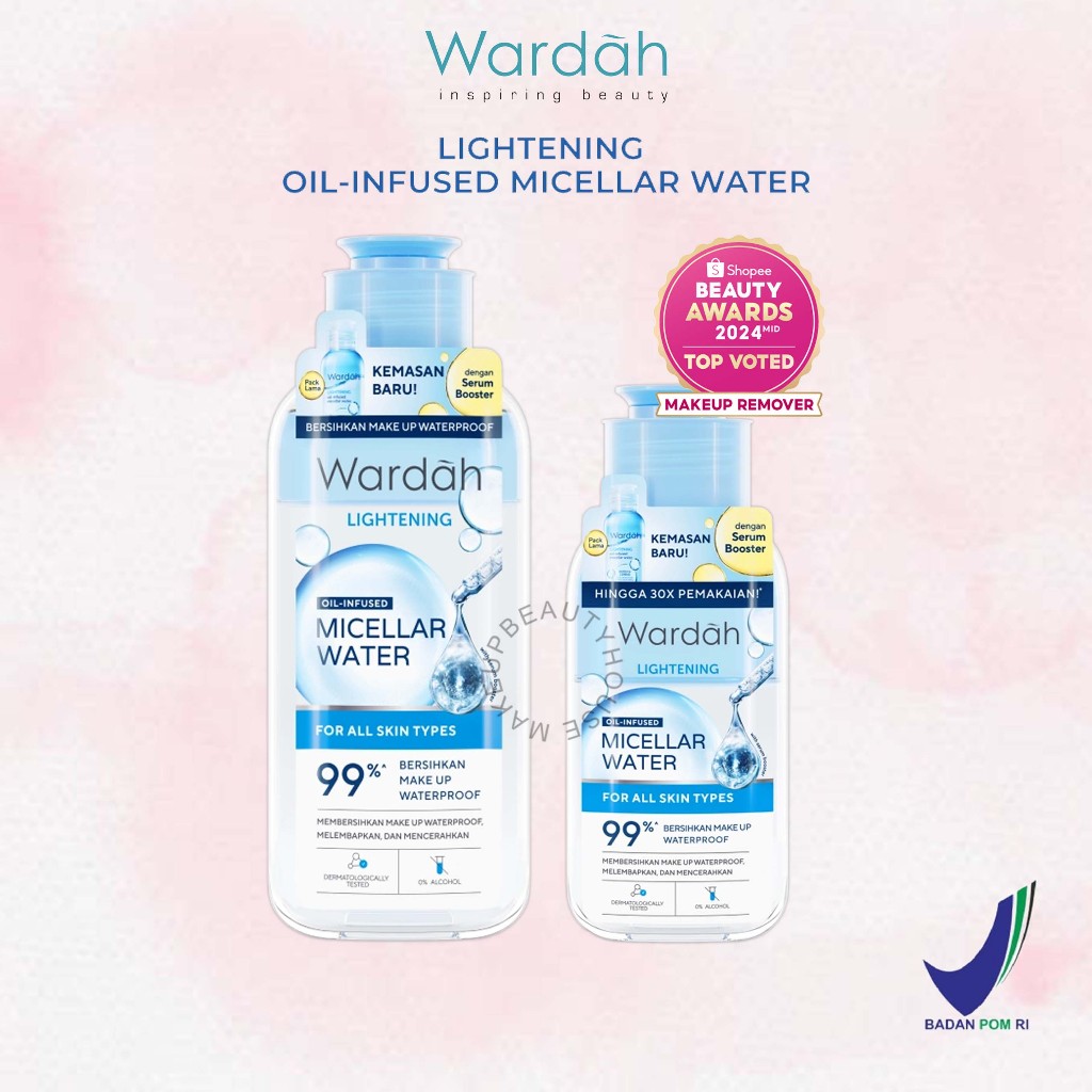 Jual Wardah Lightening Oil Infused Micellar Water Shopee Indonesia