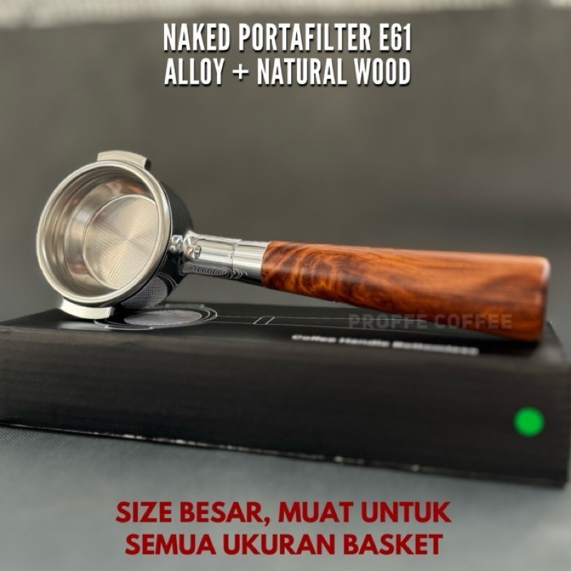 Jual Naked Portafilter Mm E Bottomless Porta Filter Bahan Alloy