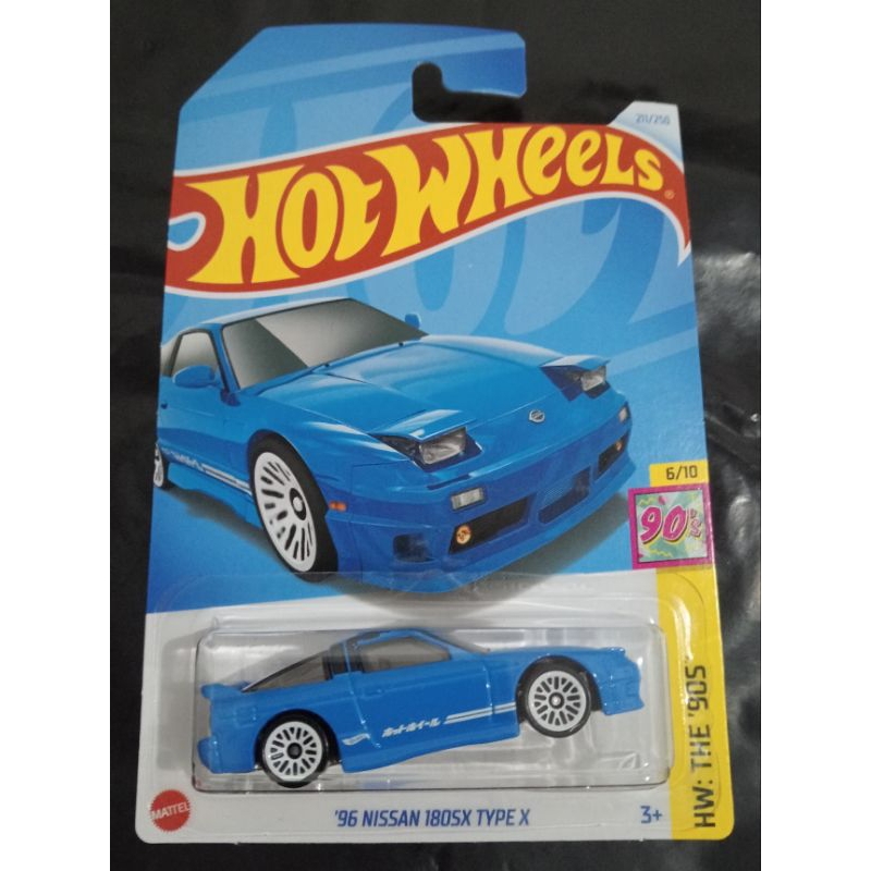 Jual HOT WHEELS 96 NISSAN 180SX TYPE X BIRU BLUE Shopee Indonesia