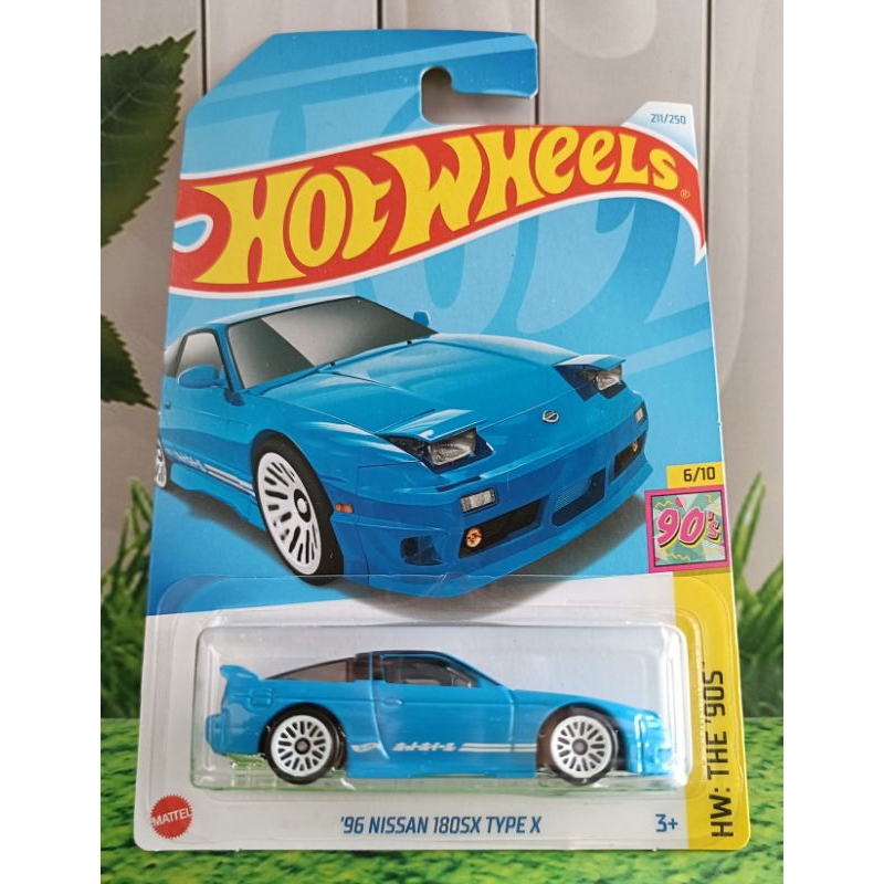 Jual HOT WHEELS 96 NISSAN 180SX TYPE X BIRU BLUE Shopee Indonesia