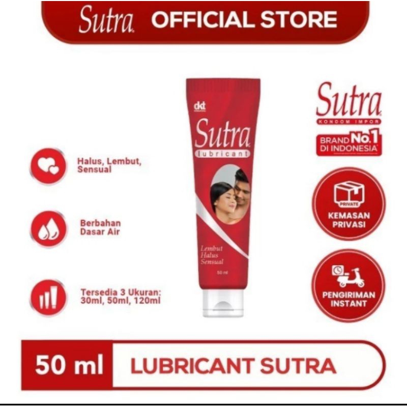 Jual Sutra Lubricant Ml Ml Gel Pelumas Pelicin Waterbased