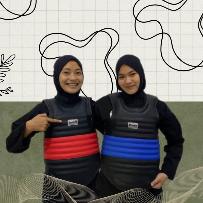 Jual Body Protector Silat Peraturan Baru Velcro Pencak Shopee