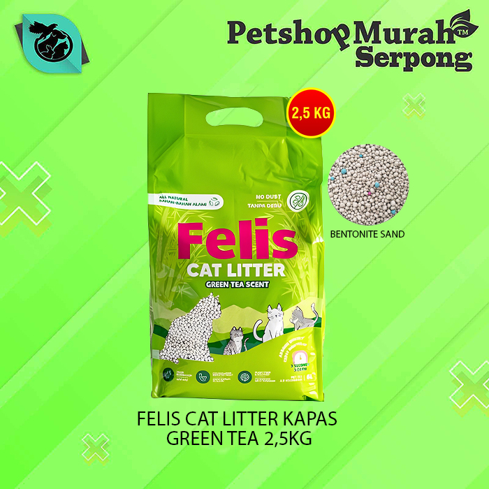 Jual Pasir Gumpal Wangi Kucing Felis Kapas Tofu Cat Litter Kg