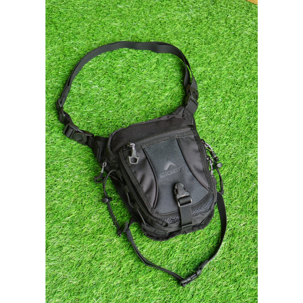 Jual TAS EIGER T PAHA HITAM 1A POUCH Art 5277 TAS SALEMPANG LEG