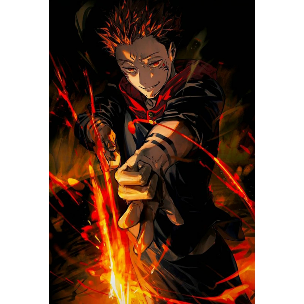 Jual SELIMUT MOTIF ANIME JUJUTSU KAISEN KARAKTER GOJO SATORU YUJI