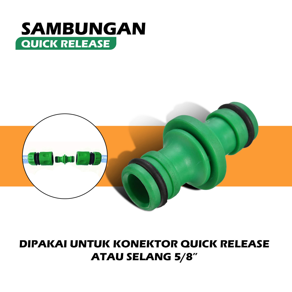 Jual Penyambung Selang Air 5 8 Inch Quick Release Connector Joiner