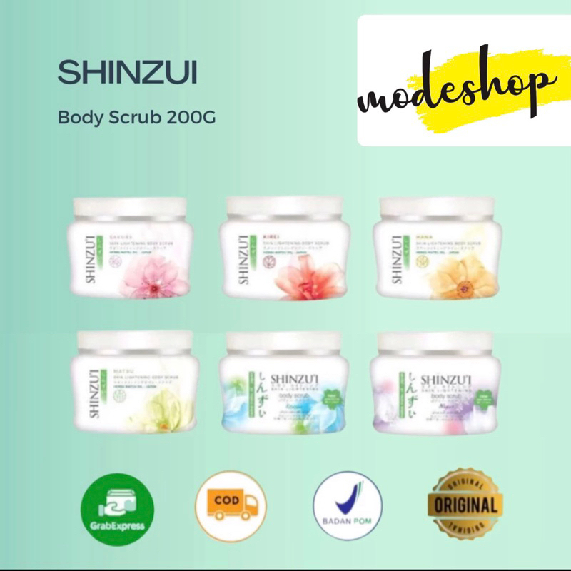 Jual Shinzui Skin Lightening Body Scrub Gr Shopee Indonesia