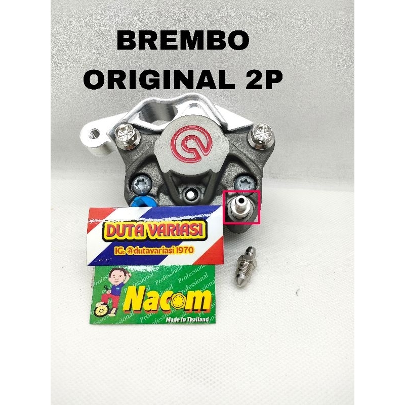 Jual Baut Setelan Angin Kaliper Brembo 2P Original Probolt Stainless