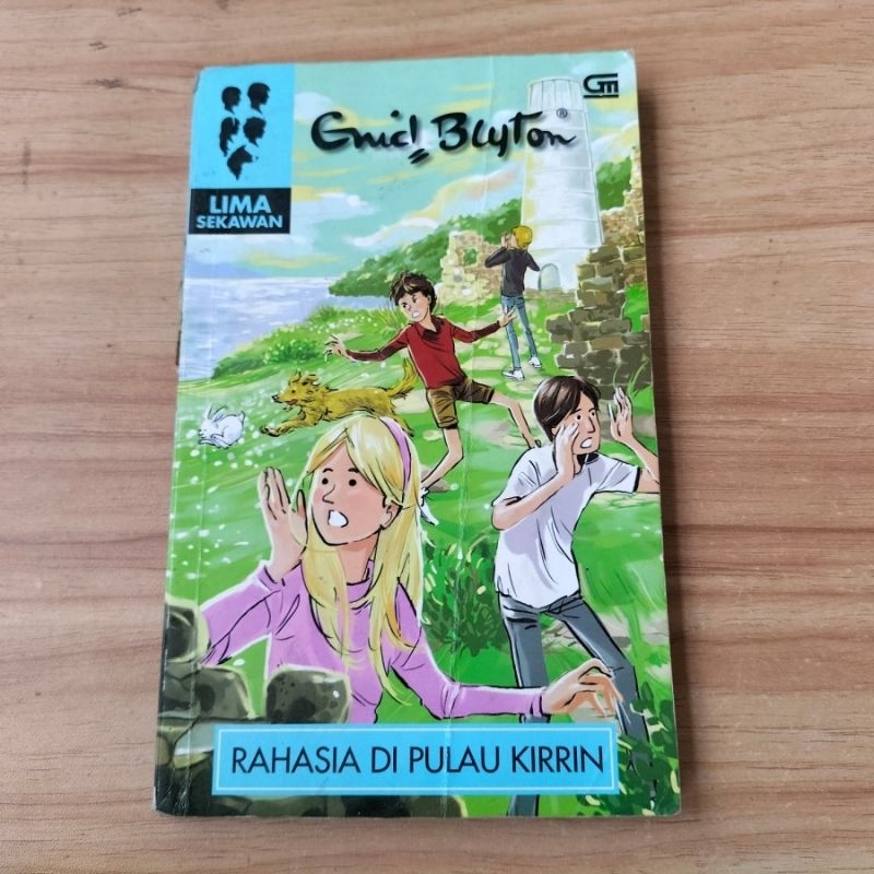 Jual Novel Lima Sekawan Rahasia Di Pulau Kirrin Varian Cover Enid