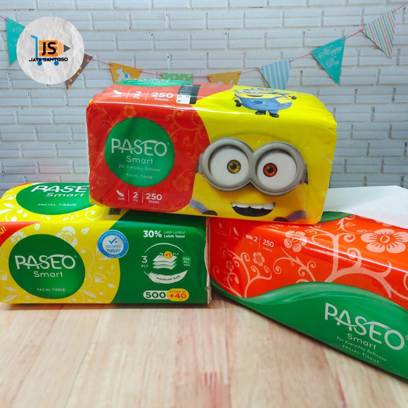 Jual Tissue Paseo Smart 250 Lembar Sheets 2ply Shopee Indonesia