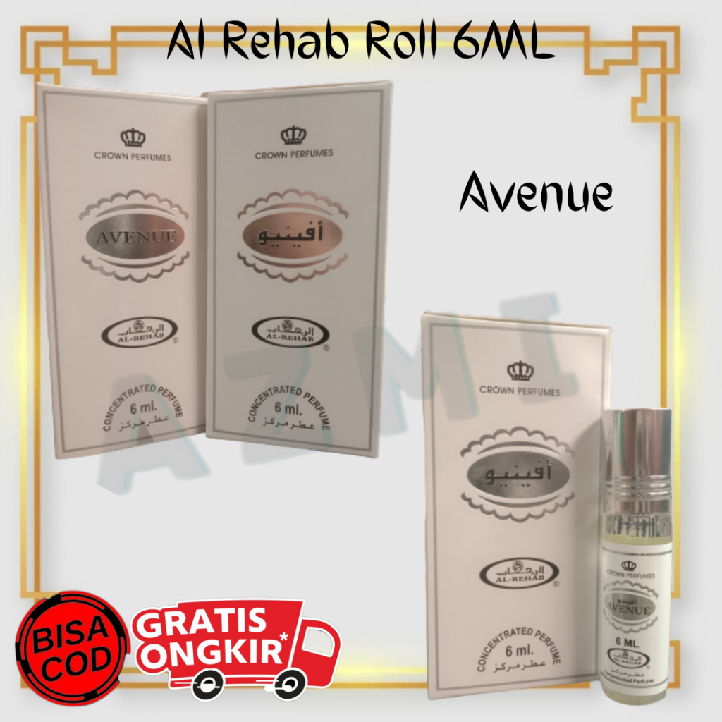 Jual Parfum Al Rehab Avenue Roll Ml Original Asli Saudi Arabia