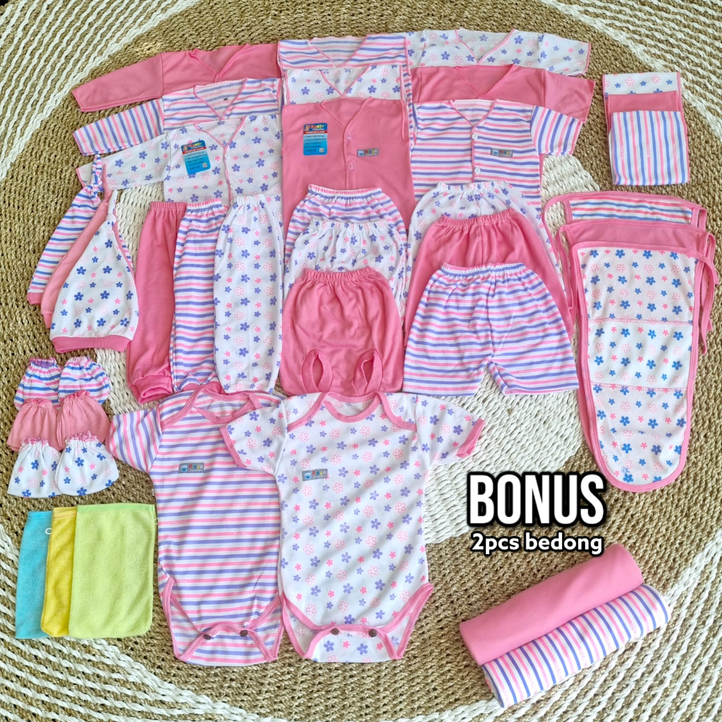 Jual Paket Pcs Baju Bayi Baru Lahir Set Hemat Baju Newborn Lengan