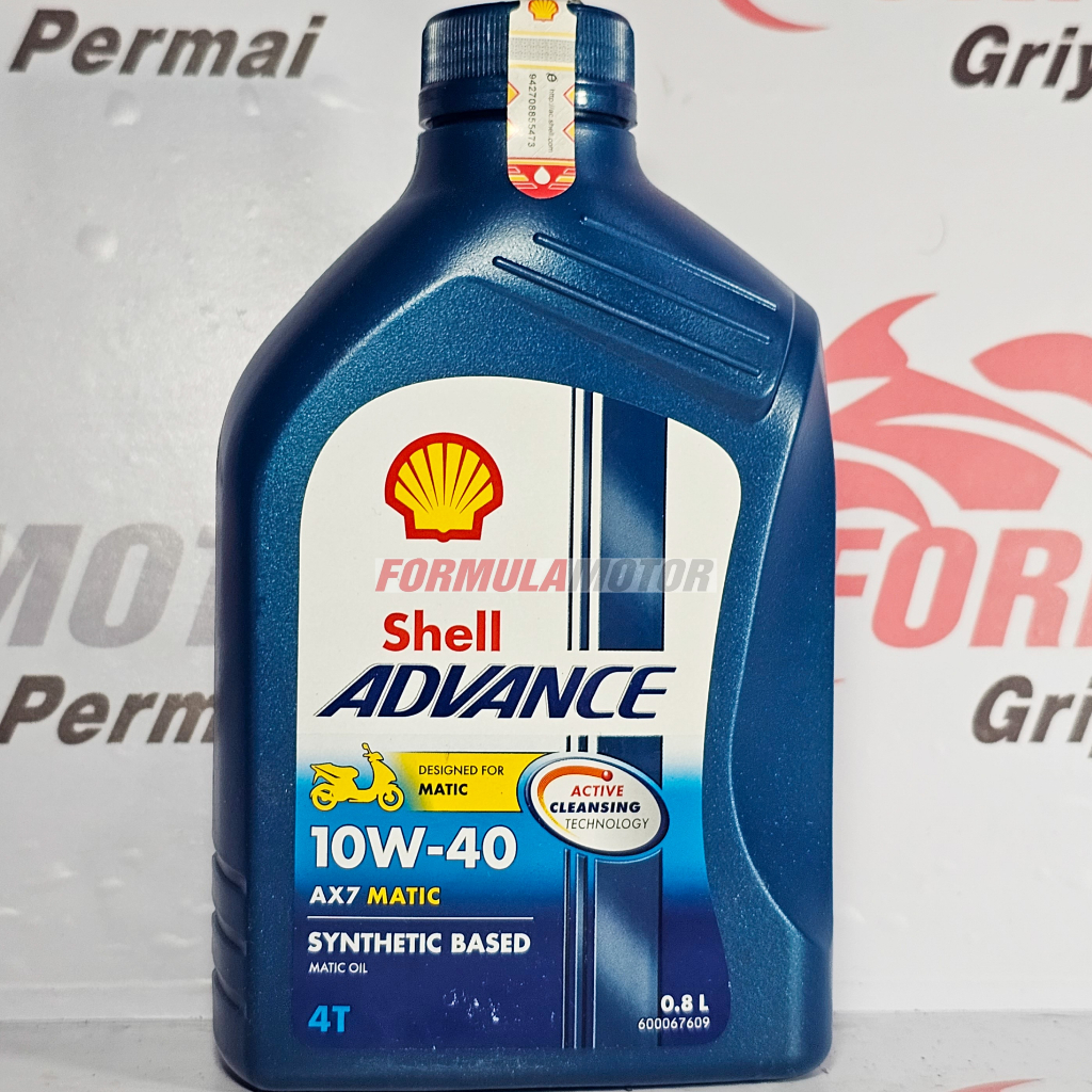 Jual Oli Shell Advance Matic All Series Oli Mesin Motor Metik Skuter